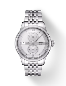 Front view of the watch Tissot Le Locle Automatic Regulateur with shadow