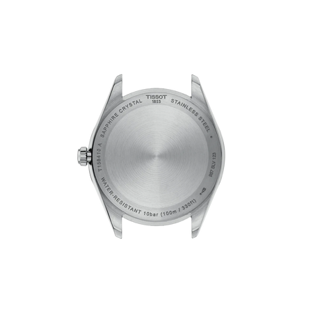 Back view of the watch case Tissot Ballade 40mm