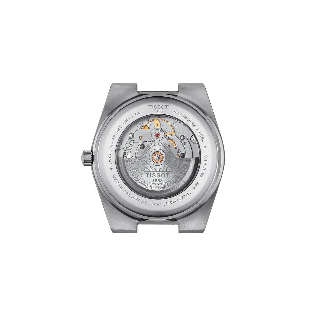 Мужские часы Tissot PRX Gold 40 мм, цвет: Синий — фото 2
