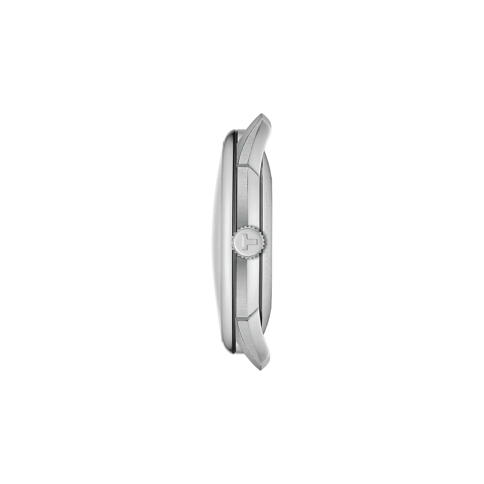 Profile view of the watch case 天梭杜魯爾系列42mm