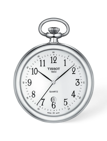 Front view of the watch Tissot Lepine 49mm with shadow