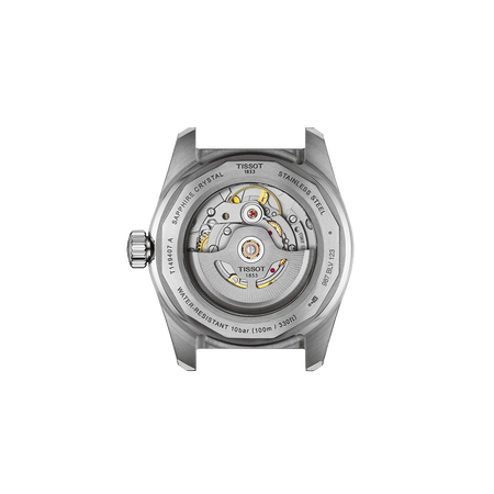 Back view of the watch case Tissot PR516 38mm