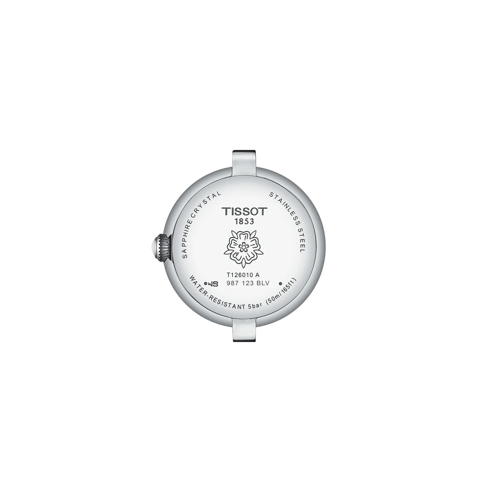 시계 케이스 뒷면 보기 티쏘 벨리시마 26mm