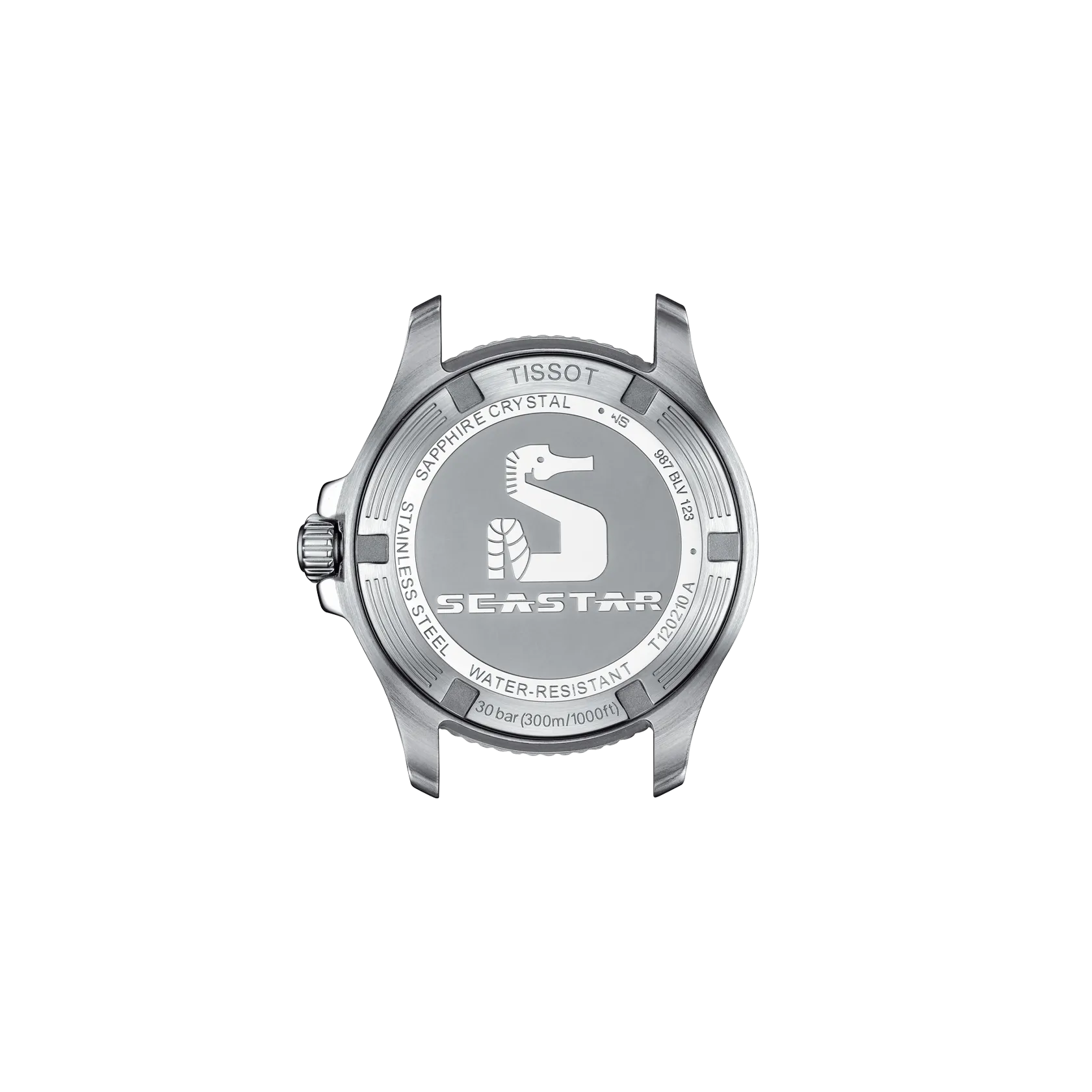 시계 케이스 뒷면 보기 티쏘 씨스타 1000 36mm