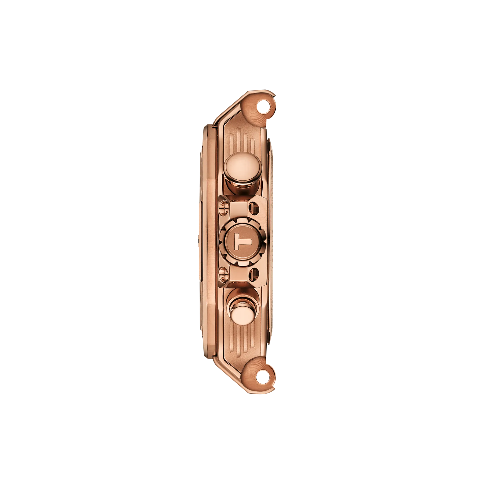 Profile view of the watch case Tissot T-Race 38mm