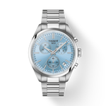 Front view of the watch Tissot PR 100 Ice Hockey 2026 40mm with shadow