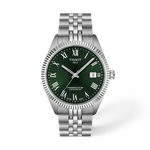 Front view of the watch Tissot Ballade 39mm with shadow