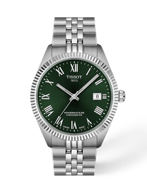 Front view of the watch Tissot Ballade 39mm with shadow