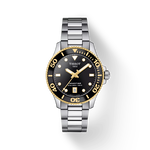 Front view of the watch Tissot Seastar 1000 36mm with shadow