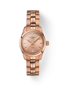 Front view of the watch Tissot PR 100 Lady Small with shadow