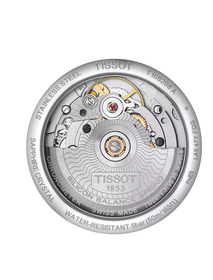 Back view of the watch case Tissot Ballade Powermatic 80 COSC Lady