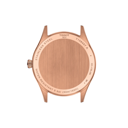 Back view of the watch case Tissot Classic Dream 40mm