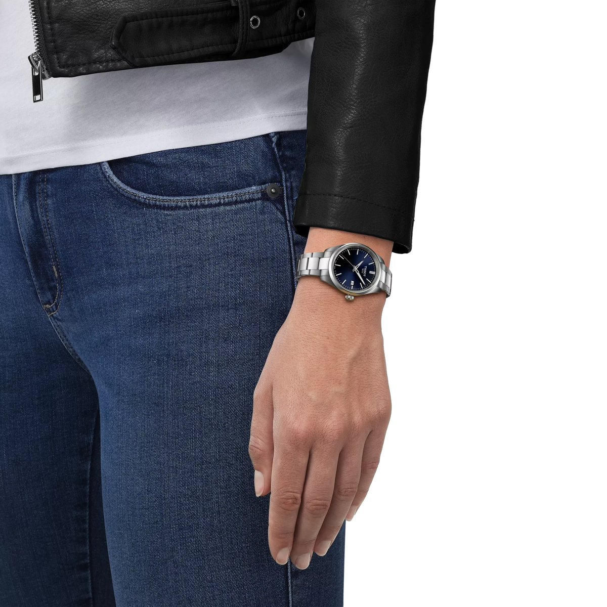 Часы Tissot PR 100 34 мм, цвет: Синий — фото 3
