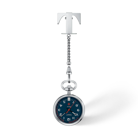 Front view of the watch Tissot Pendants 30.1mm with shadow
