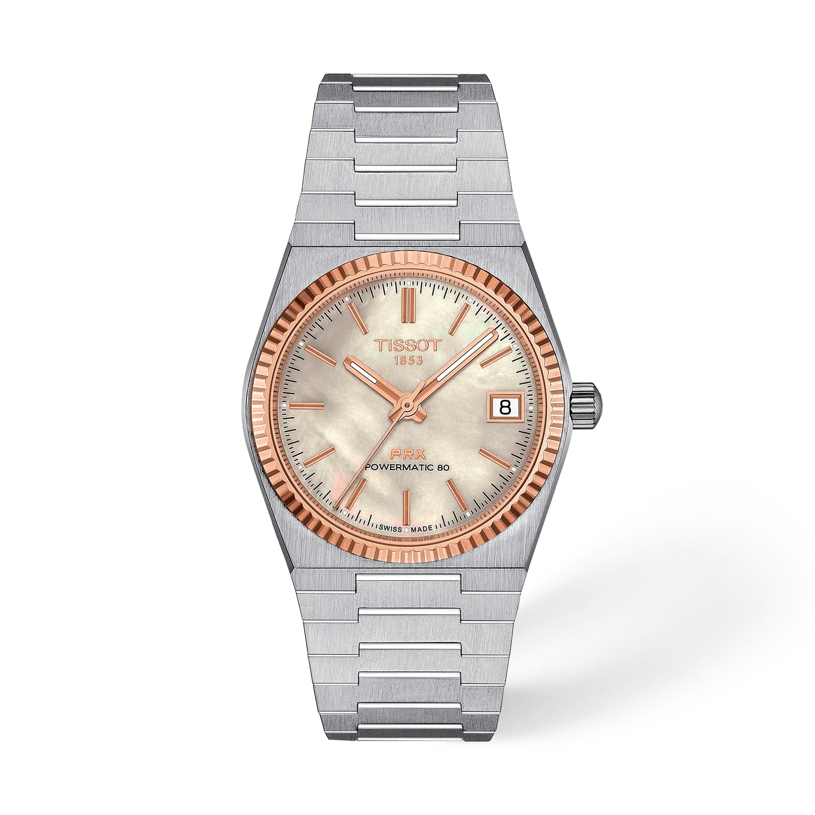 White mother-of-pearl