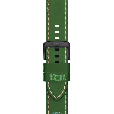 TISSOT NBA レザー ストラップ ミルウォーキー・バックス　リミテッドエディション 22㎜のズーム