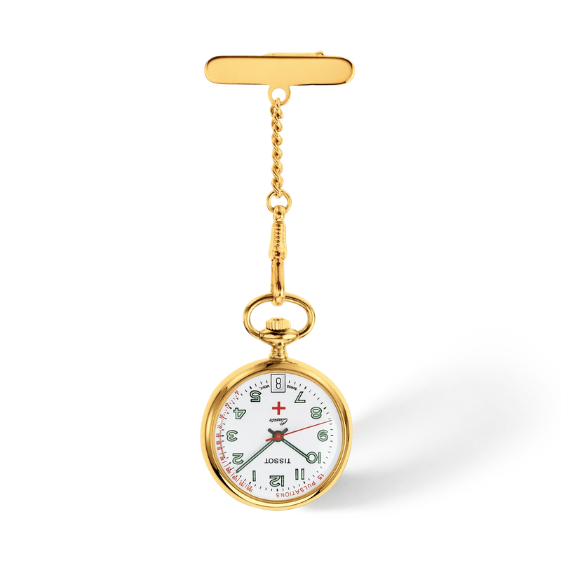 Vue de face de la montre Tissot Pendants 30.1mm avec ombre