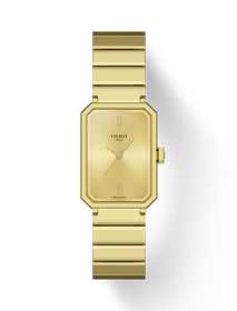 Front view of the watch Tissot SRV 30mm with shadow