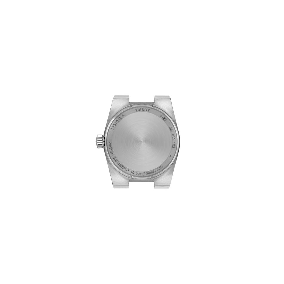 Back view of the watch case Tissot PRX 25mm