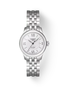 Front view of the watch Tissot Le Locle 25.3mm with shadow