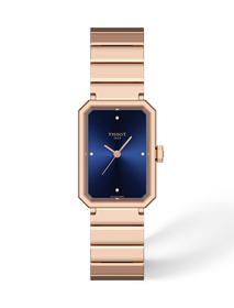 Front view of the watch Tissot SRV 30mm with shadow