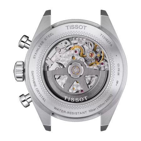 Back view of the watch case Tissot PRS 516 Automatic Chronograph