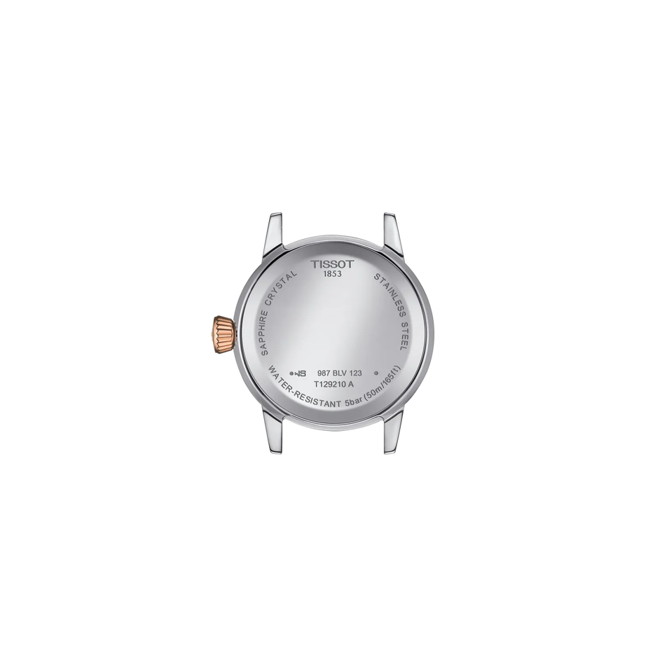 Back view of the watch case Tissot Classic Dream 28mm