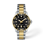 Front view of the watch Tissot Seastar 1000 36mm with shadow