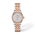 Vue de face de la montre Tissot Le Locle 29mm avec ombre