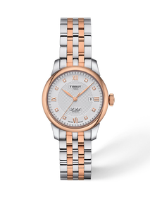 Front view of the watch Tissot Le Locle 29mm with shadow