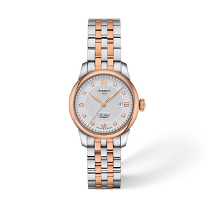 Front view of the watch Tissot Le Locle 29mm with shadow