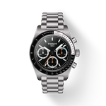 Front view of the watch Tissot PR516 41mm with shadow