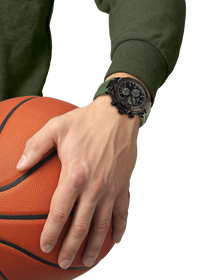 Simulation of the watch Tissot T-Race 45mm on a wrist