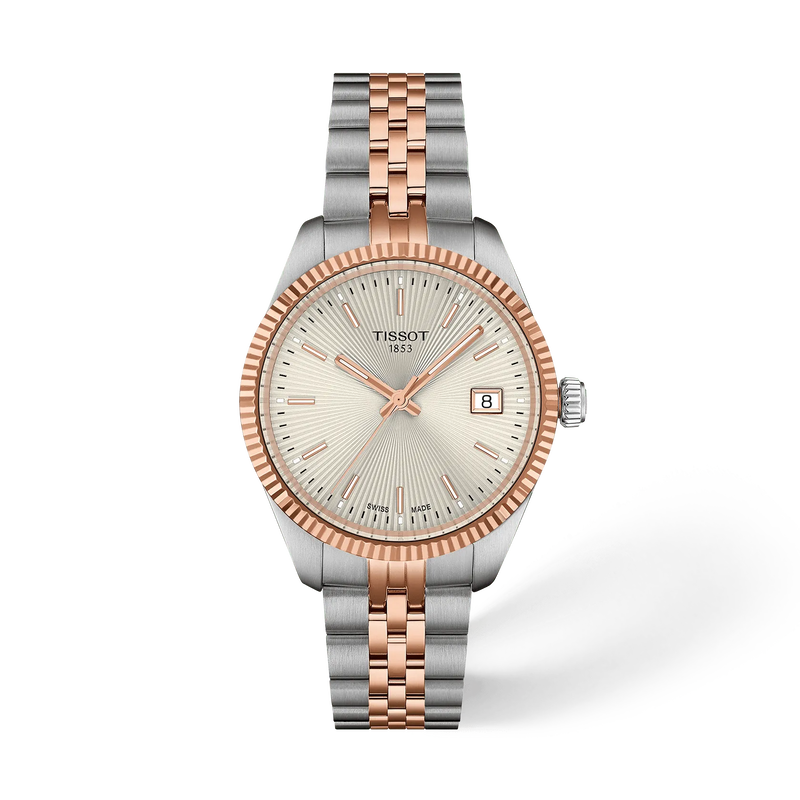 TISSOT バラード 34mm の正面図・影あり