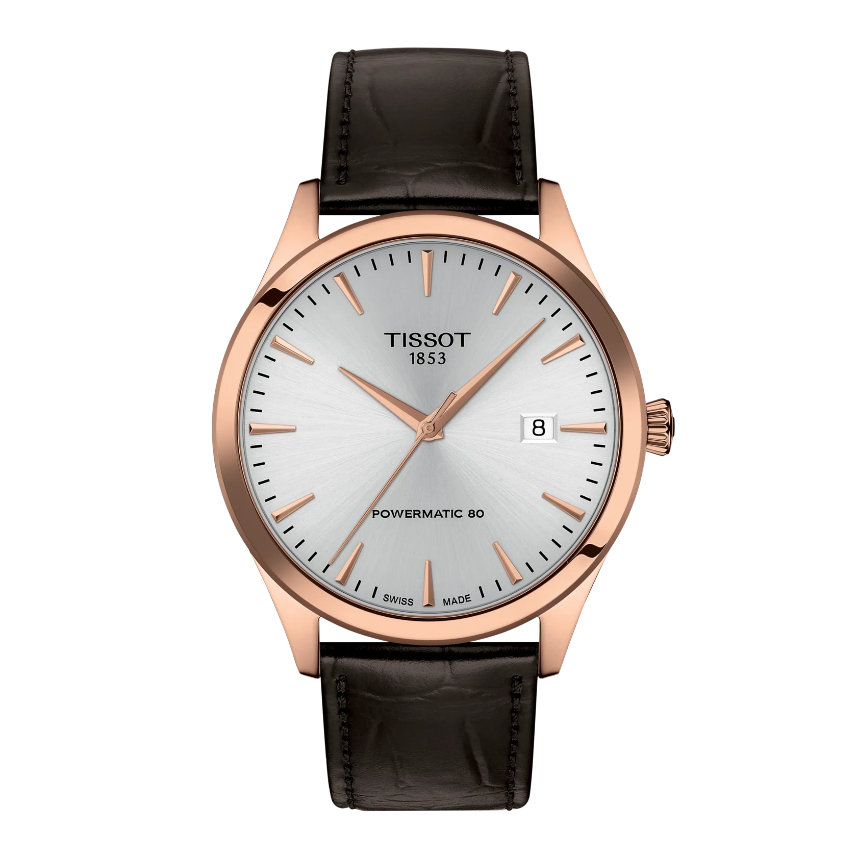 Vue de face de la montre Tissot Classic Dream 40mm