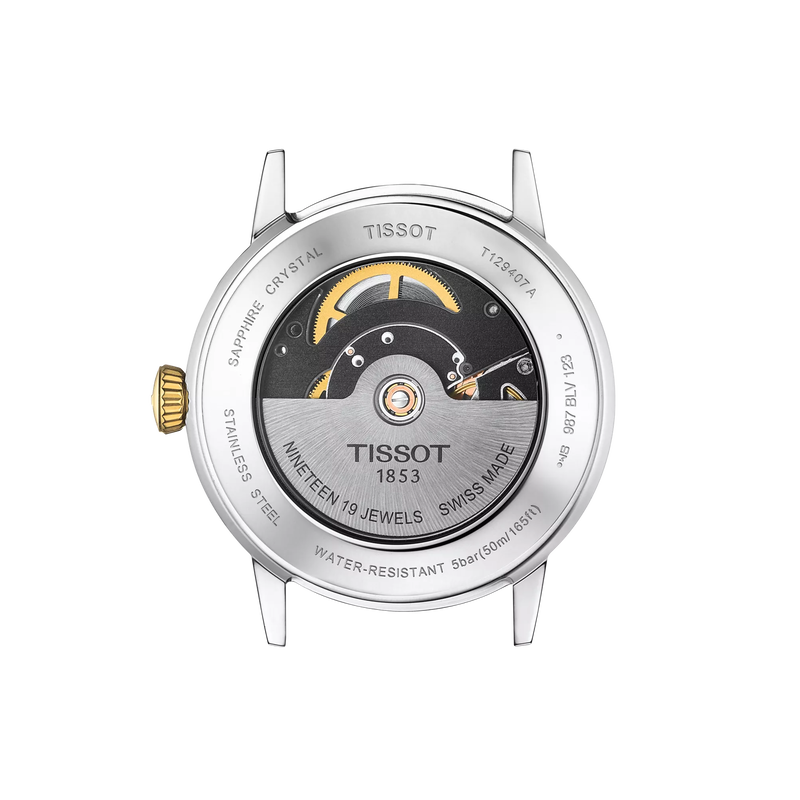 Back view of the watch case Tissot Classic Dream 42mm