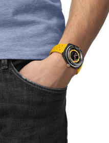 Simulation of the watch Tissot Sideral S 41mm on a wrist