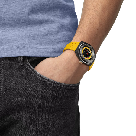 Simulation de la montre Tissot Sideral S 41mm sur un poignet