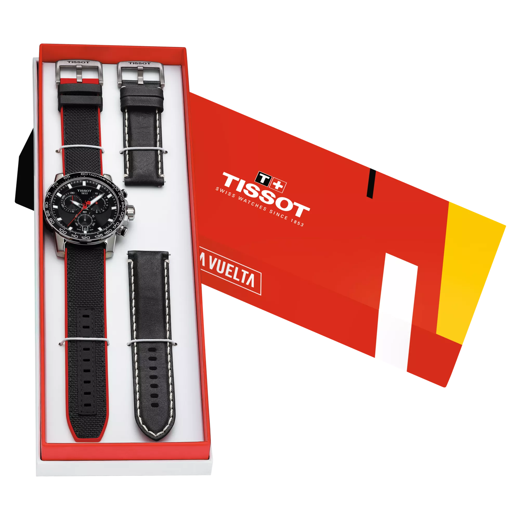 Presentation box of the watch Tissot Supersport Chrono Vuelta Special Edition