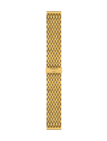 Front view of Tissot Official Stainless Steel PVD Yellow Bracelet Lugs 20mm