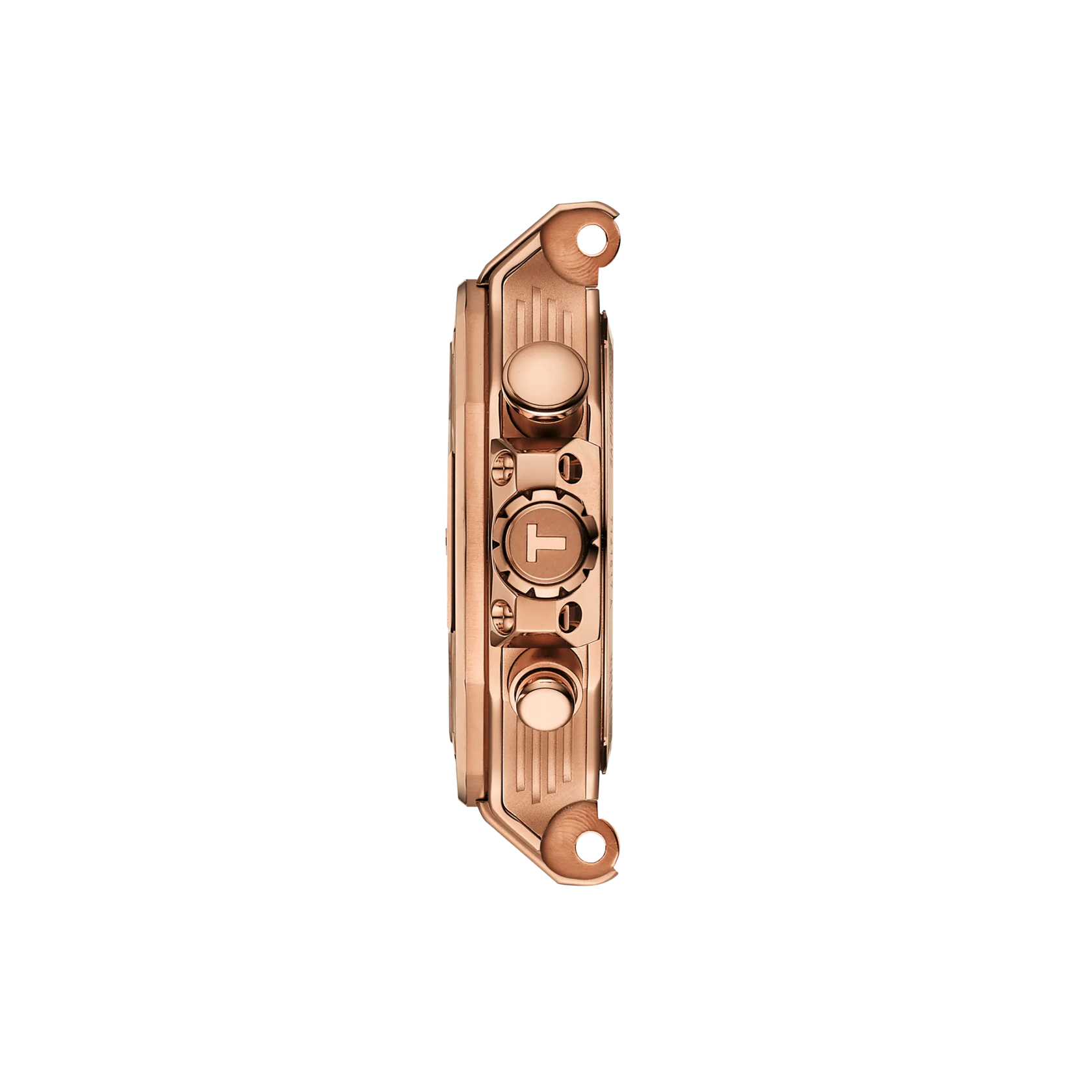 Profile view of the watch case Tissot T-Race 38mm