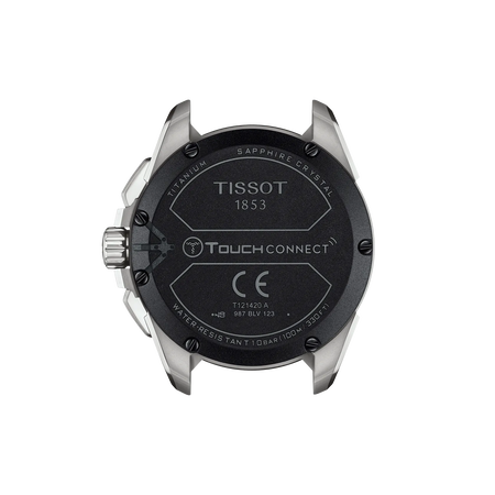 Back view of the watch case Tissot T-Touch Connect Solar 47.5mm