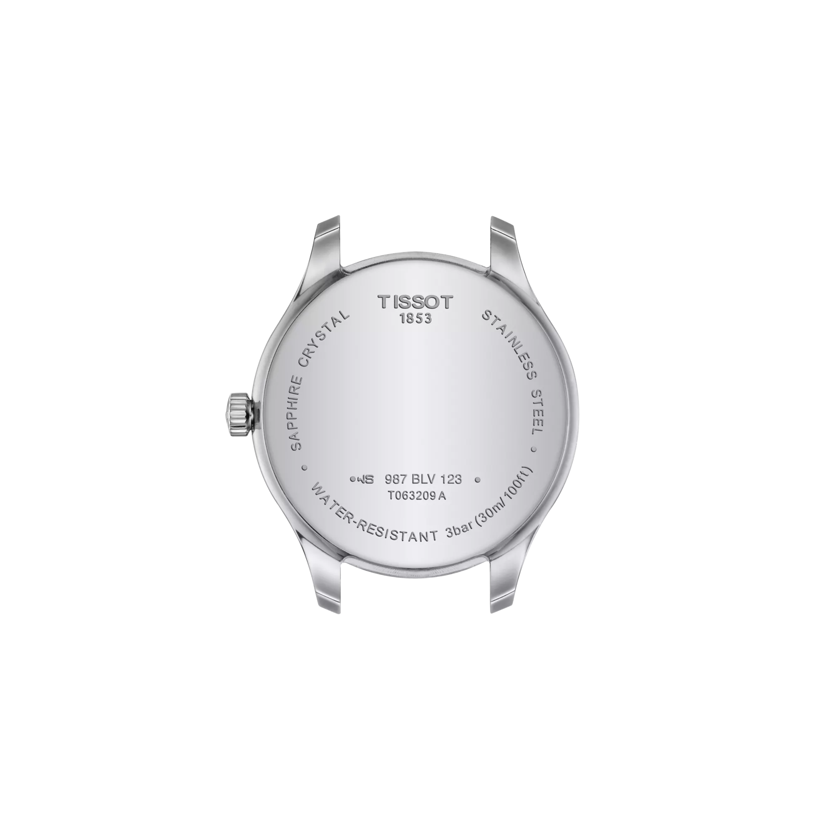 R&uuml;ckansicht des Geh&auml;uses der Uhr Tissot Tradition 5.5 Lady (31.00)