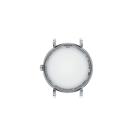 Back view of the watch case Tissot Everytime 34mm