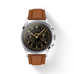 Front view of the watch Tissot Telemeter 1938 42mm with shadow