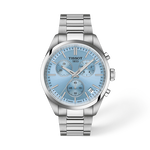 Vorderansicht der Uhr Tissot PR 100 Ice Hockey 2026 40mm mit Schatten