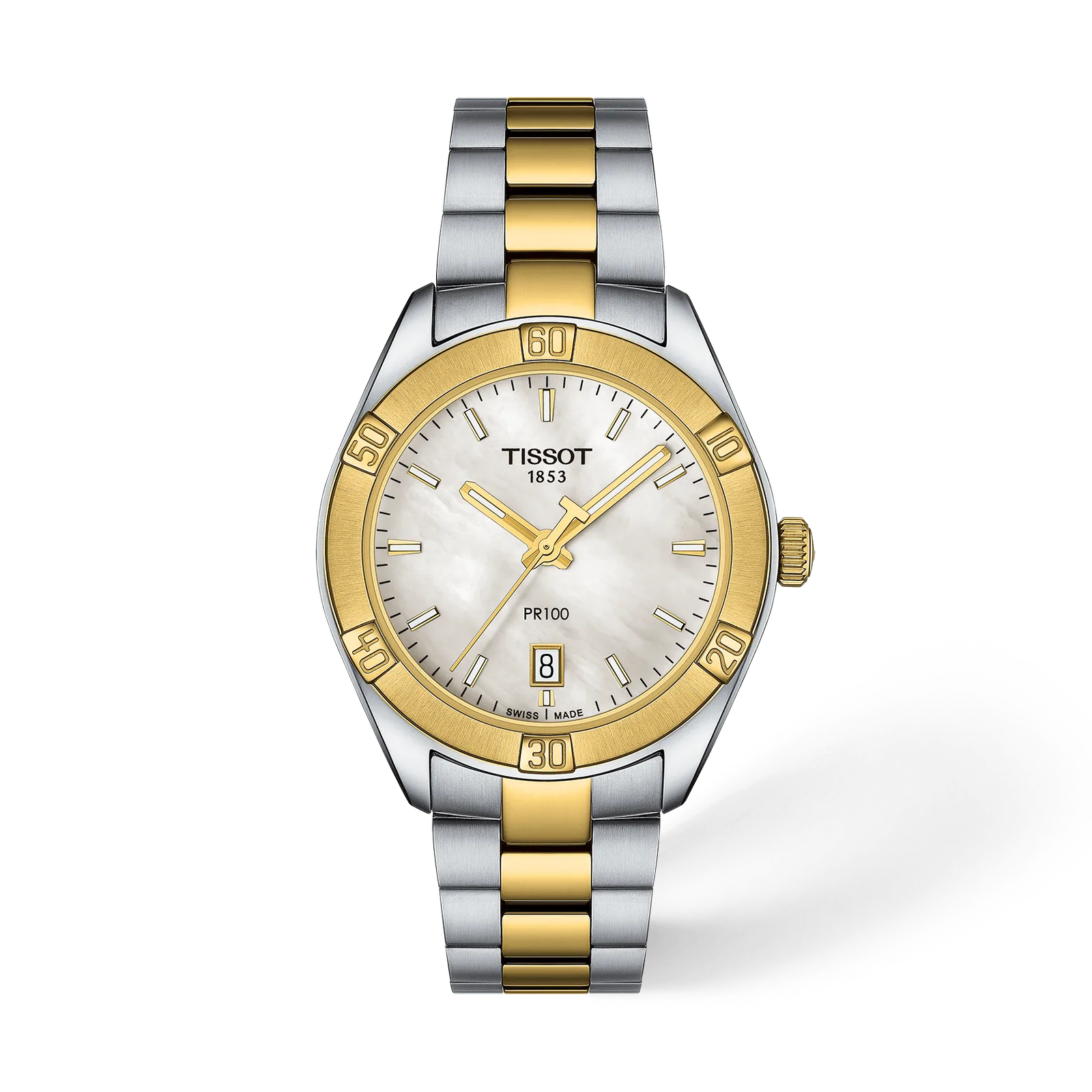 White mother-of-pearl