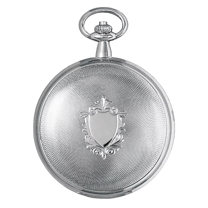 Front view of the watch Tissot Savonnette with opened