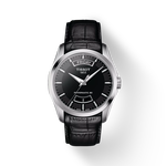 Front view of the watch Tissot Couturier Powermatic 80 with shadow