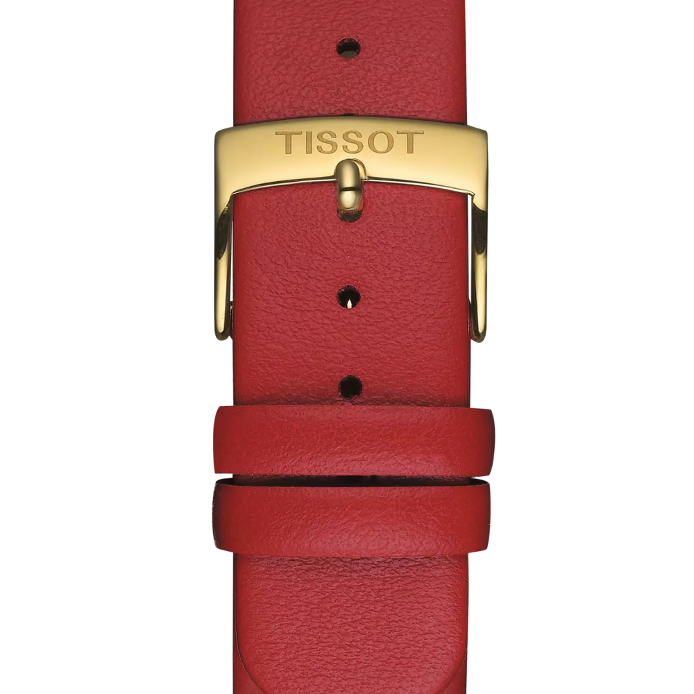 Strap zoom of the watch Tissot Heritage Memphis Lady